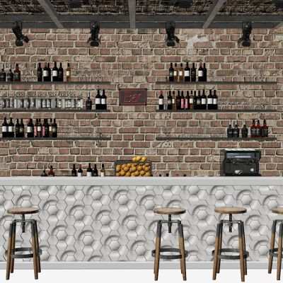 北欧风格吧台酒吧台咖啡厅