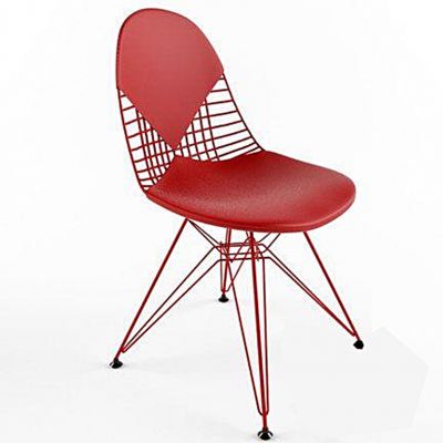 现代铁丝椅子国外