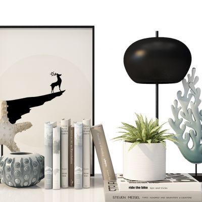 珊瑚海星书籍摆件