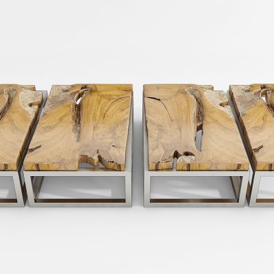 现代茶几组合木板