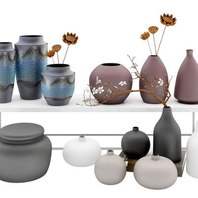 新中式花瓶陶瓷瓶