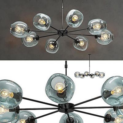 现代玻璃吊灯国外