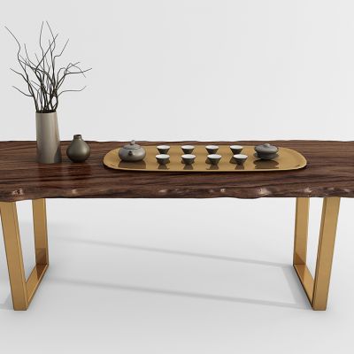 现代茶桌摆件组合