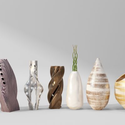 现代创意陶瓷陶罐组合