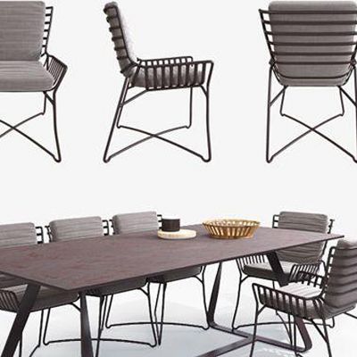 现代餐桌椅组合国外