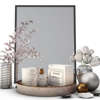 化妆品花瓶摆件