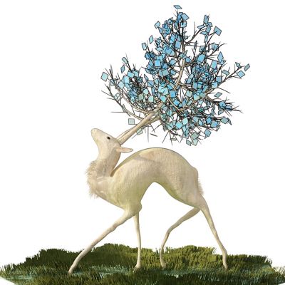 鹿雕塑摆件