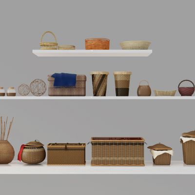 编织藤编篓筐盒