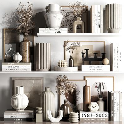 现代饰品摆件_花瓶_书籍_雕塑_香薰