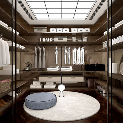 现代衣帽间