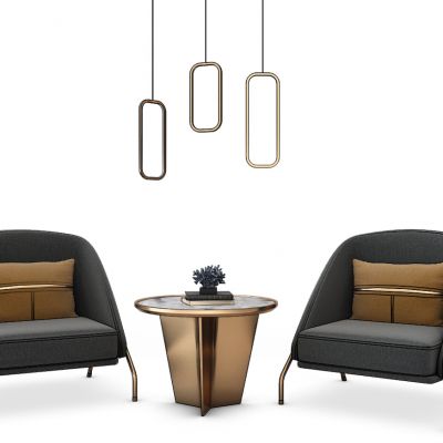 后现代单人沙发