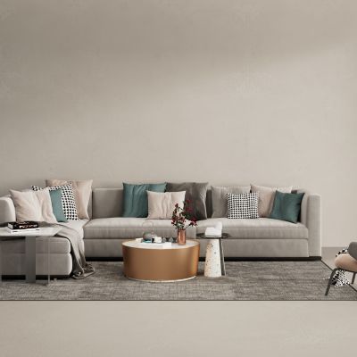 现代沙发茶几组合