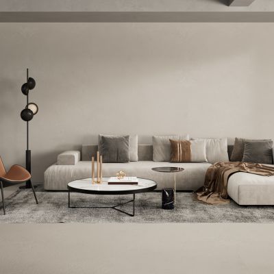 现代沙发茶几组合