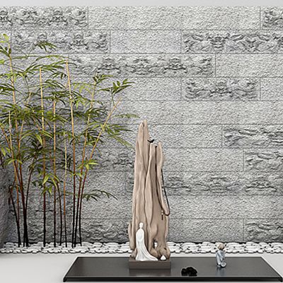 中式景观罐子摆件