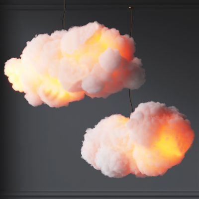 现代云朵装饰吊灯