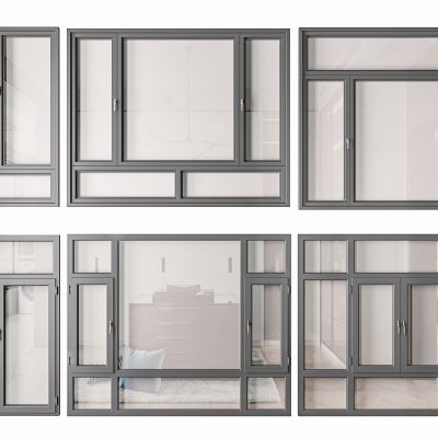 现代窗户组合