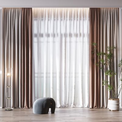 现代窗帘