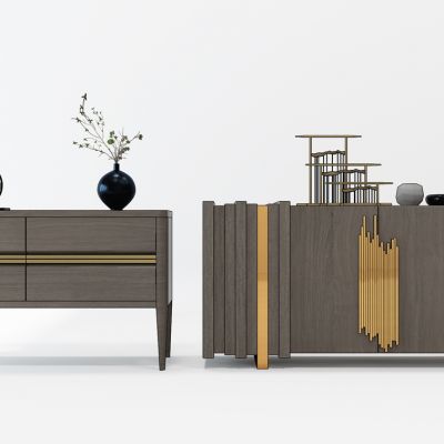 新中式玄关柜装饰柜电视柜