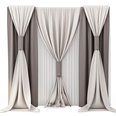 现代精美布艺窗帘