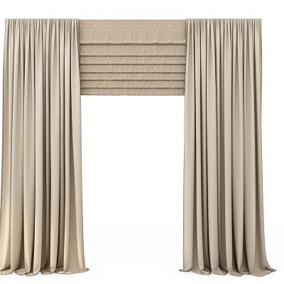 现代布艺窗帘