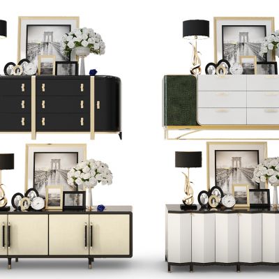 范思哲轻奢装饰柜玄关柜电视柜