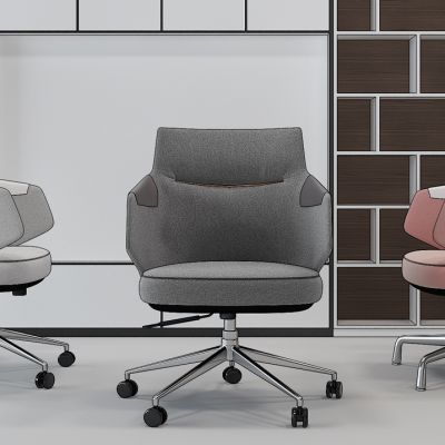 现代办公椅组合