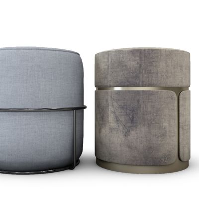 现代边几凳子圆凳