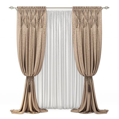 现代布艺窗帘
