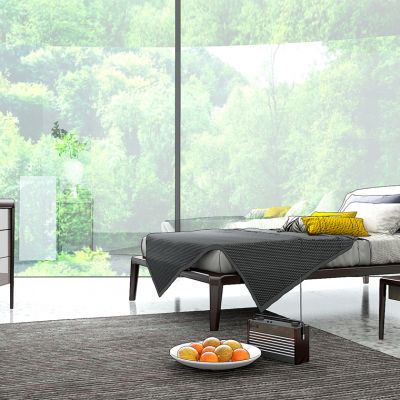 现代布艺双人床