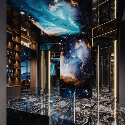 现代星空KTV过道