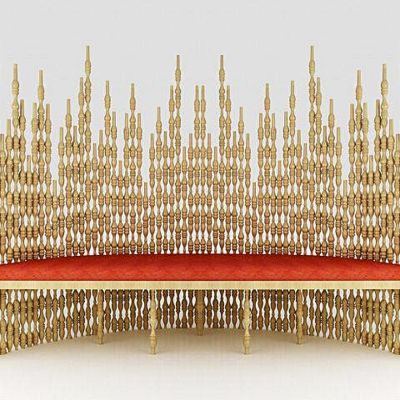 木质休闲椅国外