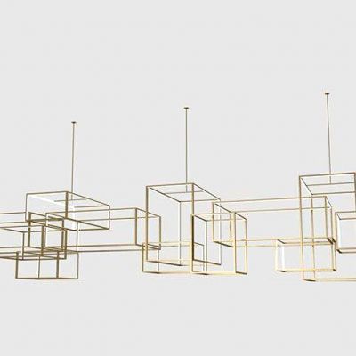 现代金属吊灯国外