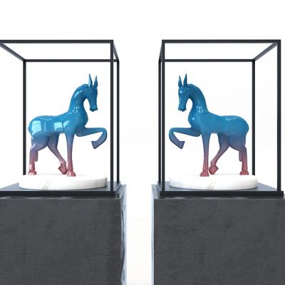 中式摆件马摆件