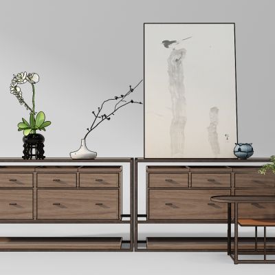 中式装饰柜电视柜