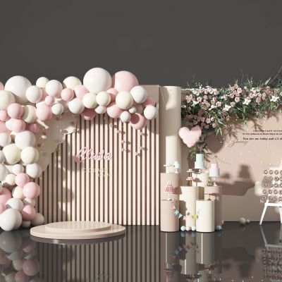 气球花艺  美陈