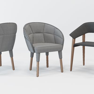 现代休闲椅子组合