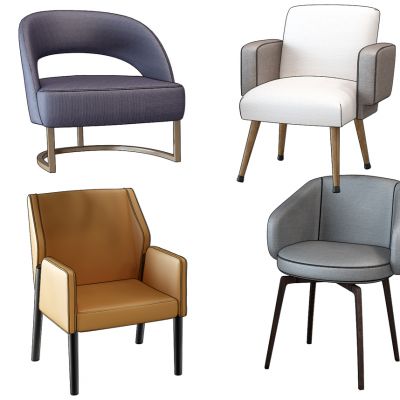 现代休闲椅子组合