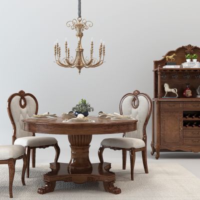 美式餐桌椅餐边柜