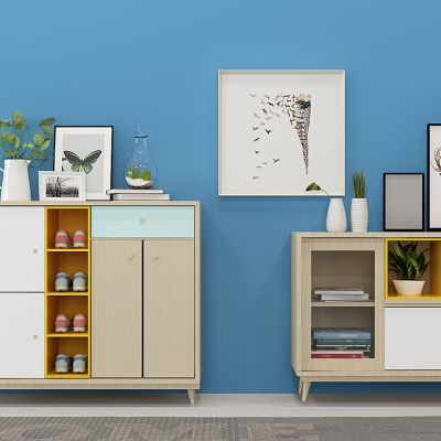 北欧鞋柜装饰柜