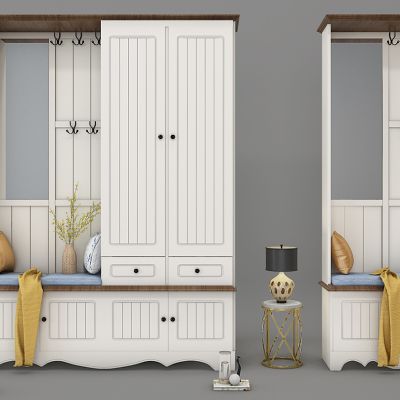 欧式鞋柜衣帽柜