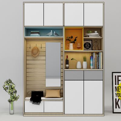 北欧玄关柜衣帽柜鞋柜