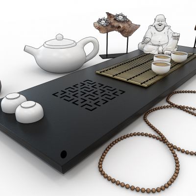 新中式茶具佛像佛珠