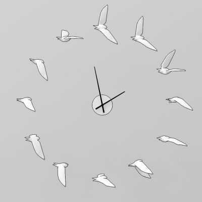 北欧创意海鸥挂钟