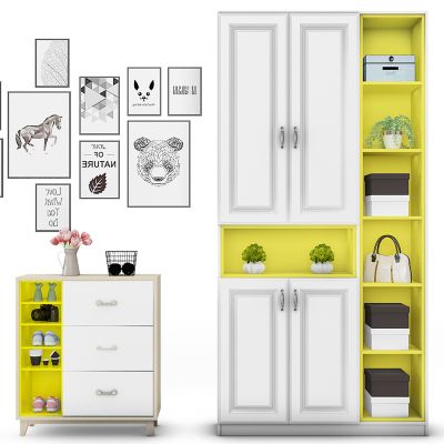 北欧门厅鞋柜衣柜