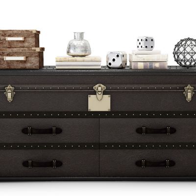 工业风复古皮箱书籍摆件组合