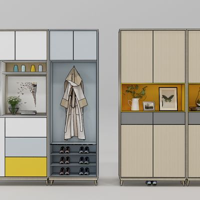 北欧鞋柜衣帽柜