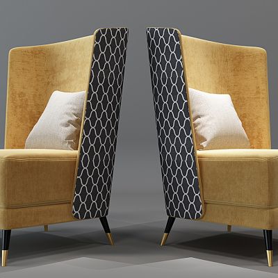 现代单椅子沙发组合