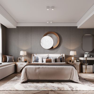 现代卧室