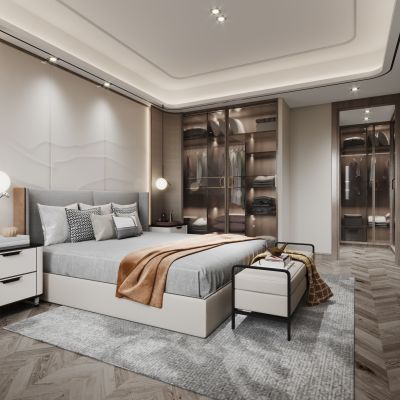 现代卧室