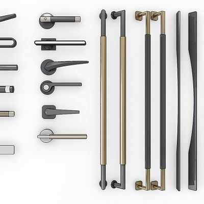 现代门把手拉手